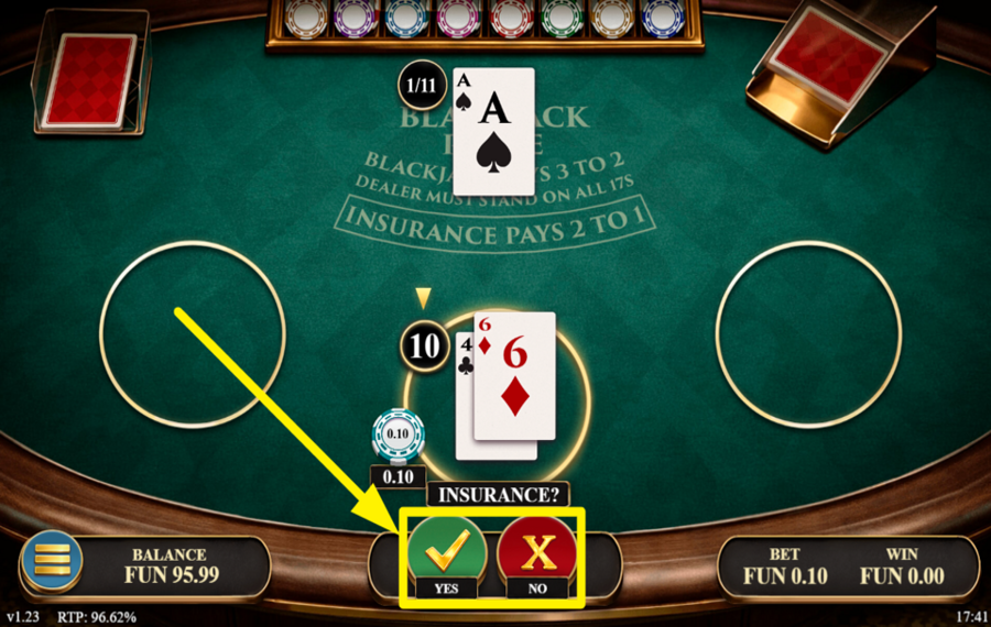 Blackjack Prime КУПИТЕ СТРАХОВКУ.