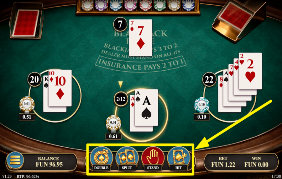 Blackjack Prime СДЕЛАЙ СВОЙ ХОД.