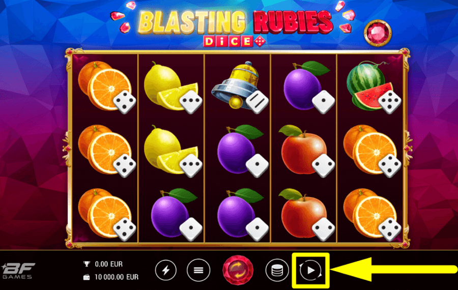 Blasting Rubies Dice ENABLE AUTOPLAY.