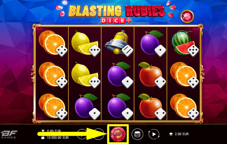 Blasting Rubies Dice GO FOR A SPIN.