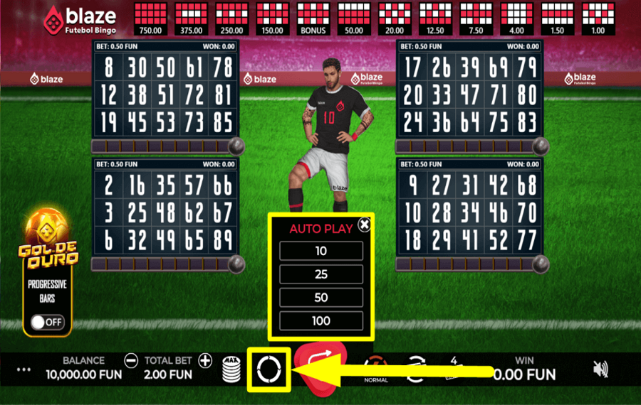 Blaze Futebol Bingo PROCEED WITH AUTOPLAY.