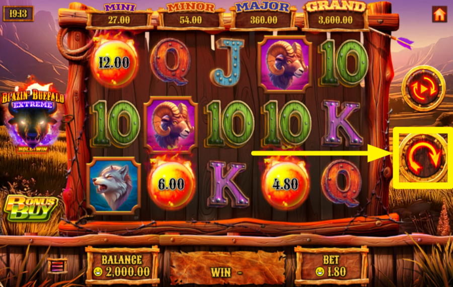 Blazin Buffalo Extreme ВРАЩАЙСЯ ДЛЯ ПОБЕДЫ!