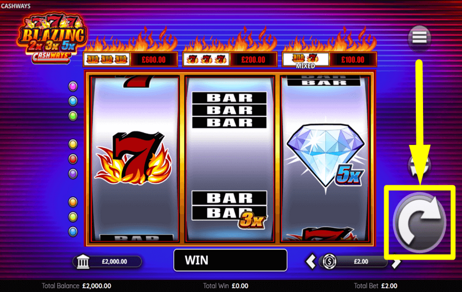 Blazing 777 2x 3x 5x Cashways IMPEGNATI PER VINCERE.