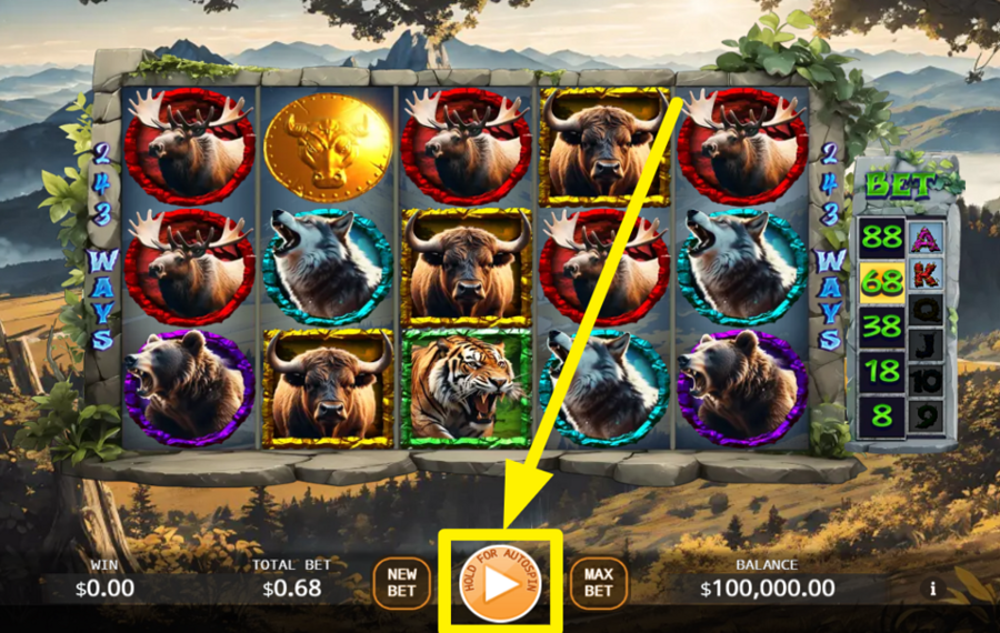 Blazing Buffalo PLAY THE GAME.