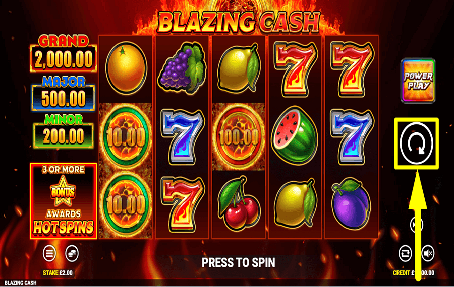 Blazing Cash START GAMBLING.