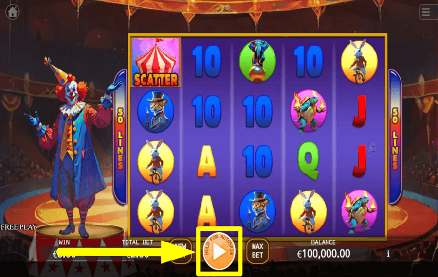 Blazing Circus DAR UNA VUELTA.