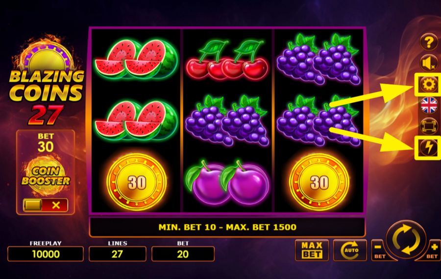 Blazing Coins 27 SPEED UP THE ACTION!