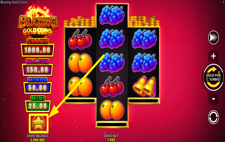 Blazing Gold Coins Running Wins MAKE IT INTERESTING!