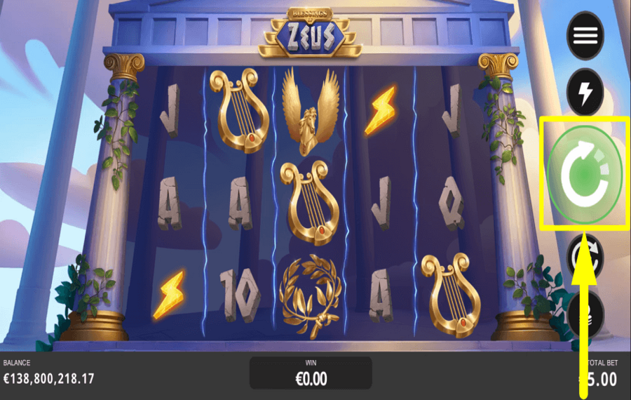 Blessings of Zeus TIME TO GAMBLE.