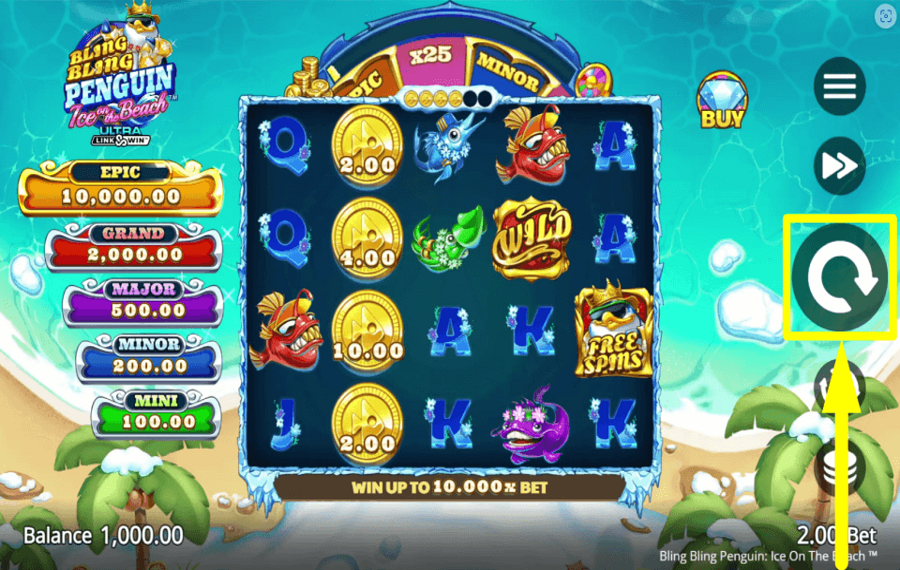 Bling Bling Penguin Ice On The Beach IL EST TEMPS DE JOUER.