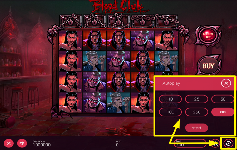 Blood Club ATTIVA LA RIPRODUZIONE AUTOMATICA.