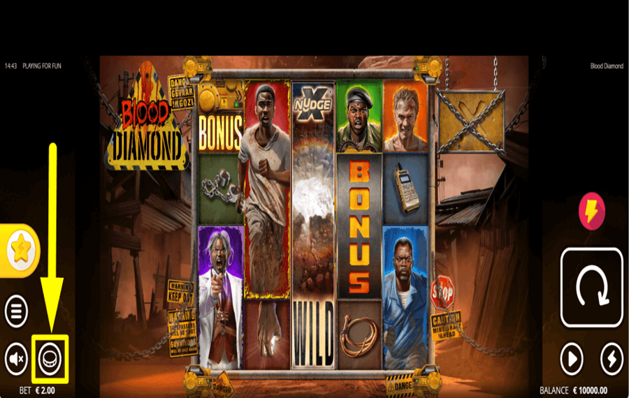 Blood Diamond PLACE YOUR WAGER.