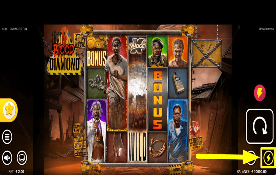 Blood Diamond PICK UP THE PACE.