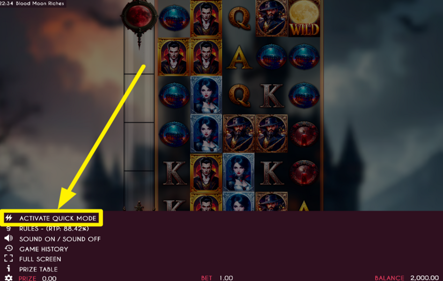 Blood Moon Riches PASSEZ À LA VITESSE SUPÉRIEURE.