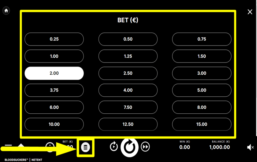 Blood Suckers Platzieren Sie Ihren Gesamteinsatz.