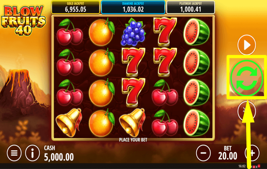Blow Fruits 40 SPIN TO WIN.