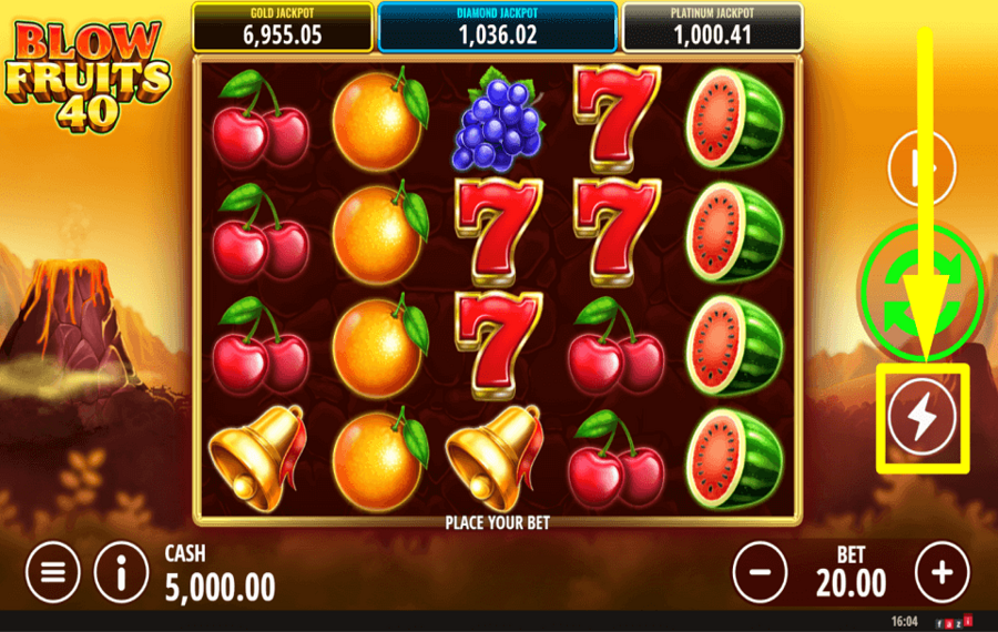 Blow Fruits 40 SPEED UP THE GAME.