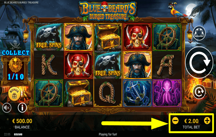 Blue Beards Buried Treasure СДЕЛАЙТЕ СТАВКУ.