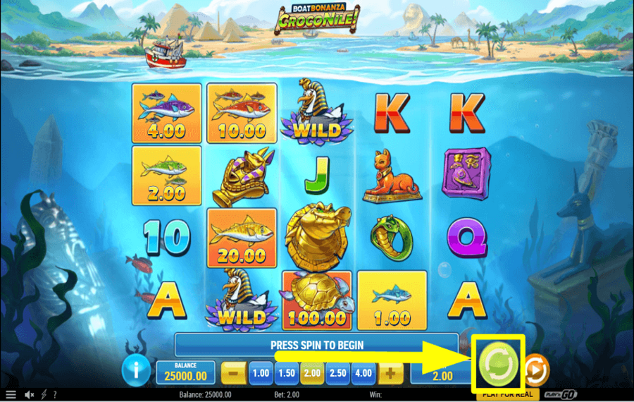 Boat Bonanza CrocoNile RECOGE RECOMPENSAS.
