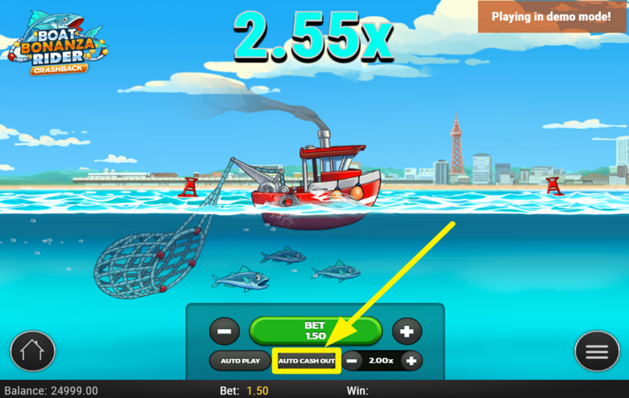 Boat Bonanza Rider DECIDI QUANDO USCIRE.