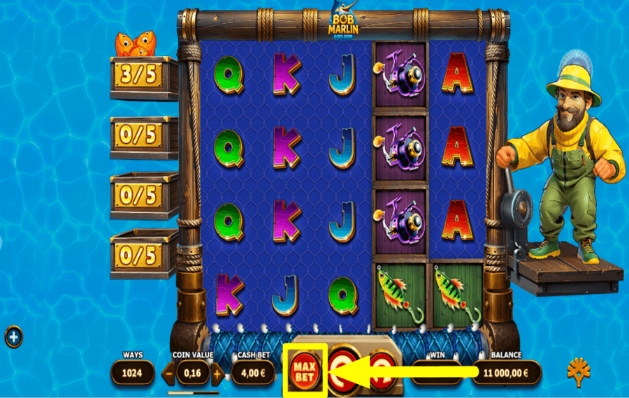 Bob Marlin Goes Deep Setzen Sie mehr Münzen ein.