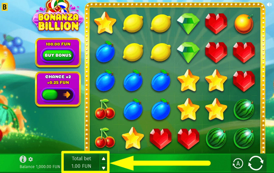 Bonanza Billion LANCIA LA TUA SCOMMESSA TOTALE.