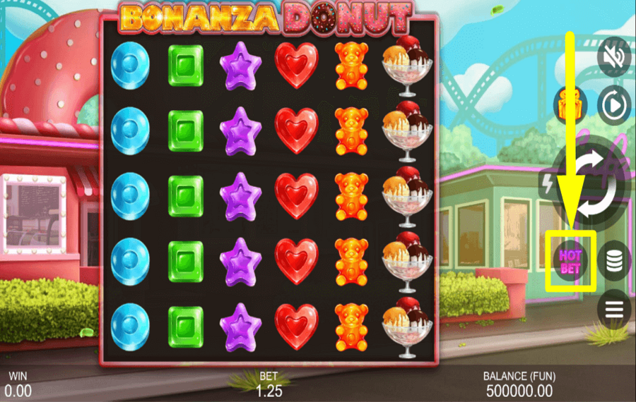 Bonanza Donut CAST THE HOT BET.