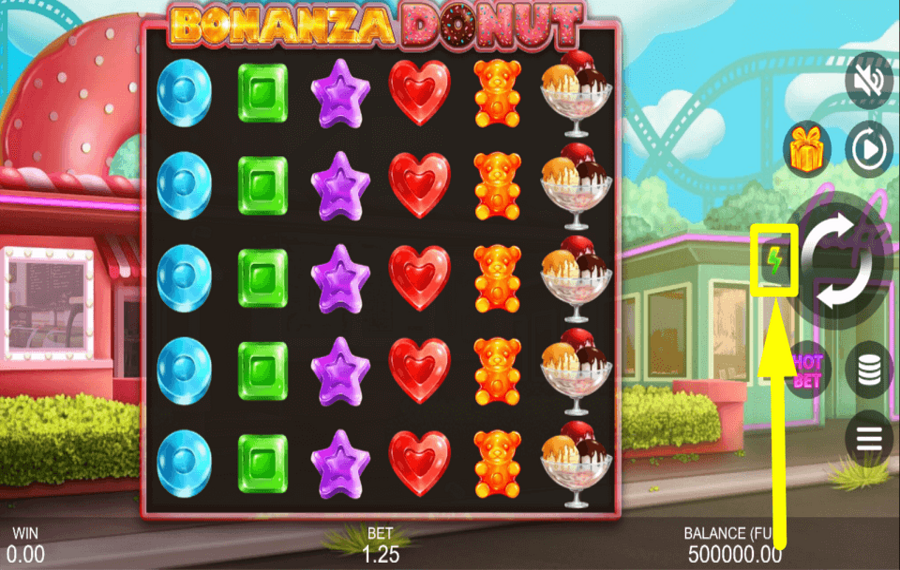 Bonanza Donut CHANGE GAME SPEED.