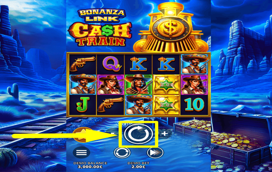 Bonanza Link Cash Train COLLECT PRIZES.