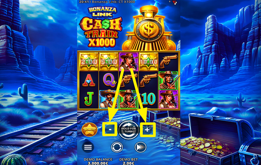 Bonanza Link Cash Train X1000 INDIQUEZ VOTRE MISE.