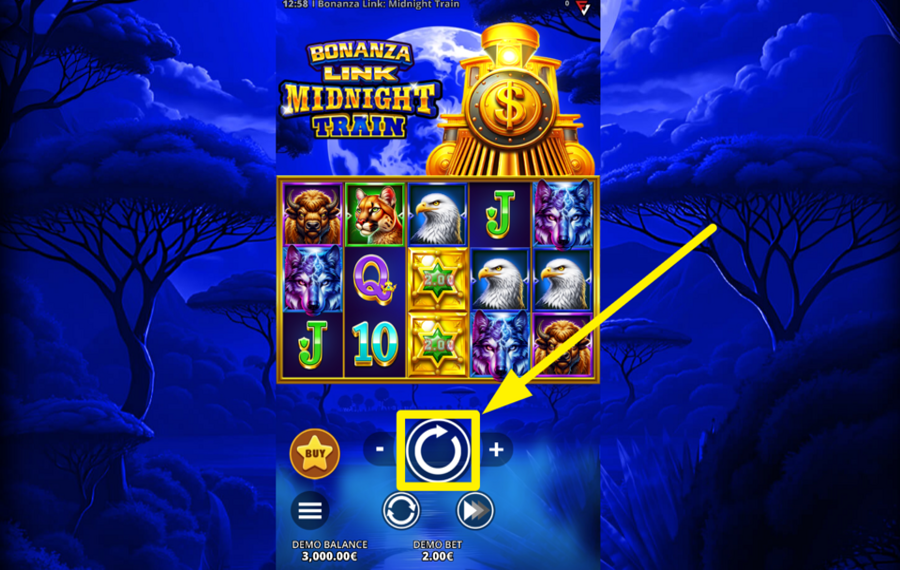 Bonanza Link Midnight Train SPIN TO WIN!