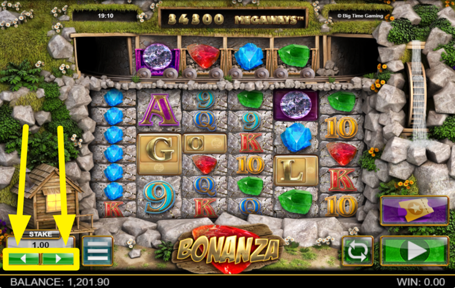 Bonanza Megaways SPECIFY YOUR WAGER.