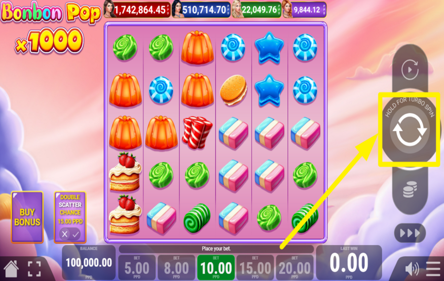 Bonbon Pop x1000 SPIN FOR SUCCESS!