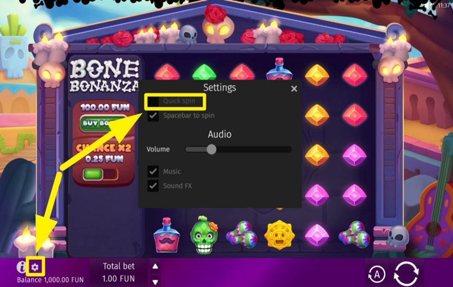 Bone Bonanza ПОВЫШАЙТЕ ТЕМП.