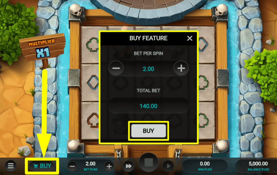 Bone Raiders COLLECT FREE SPINS.