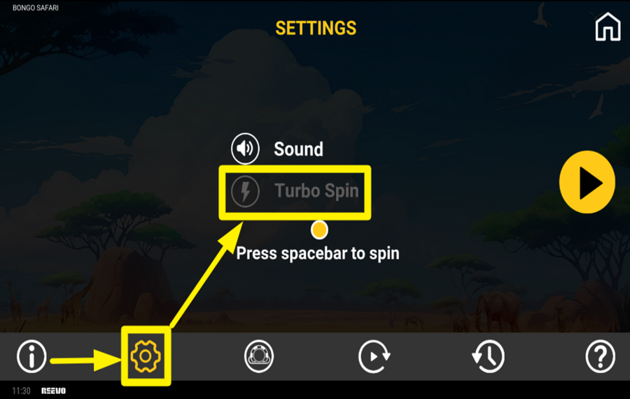 Bongo Safari ИЗМЕНИТЕ СКОРОСТЬ.