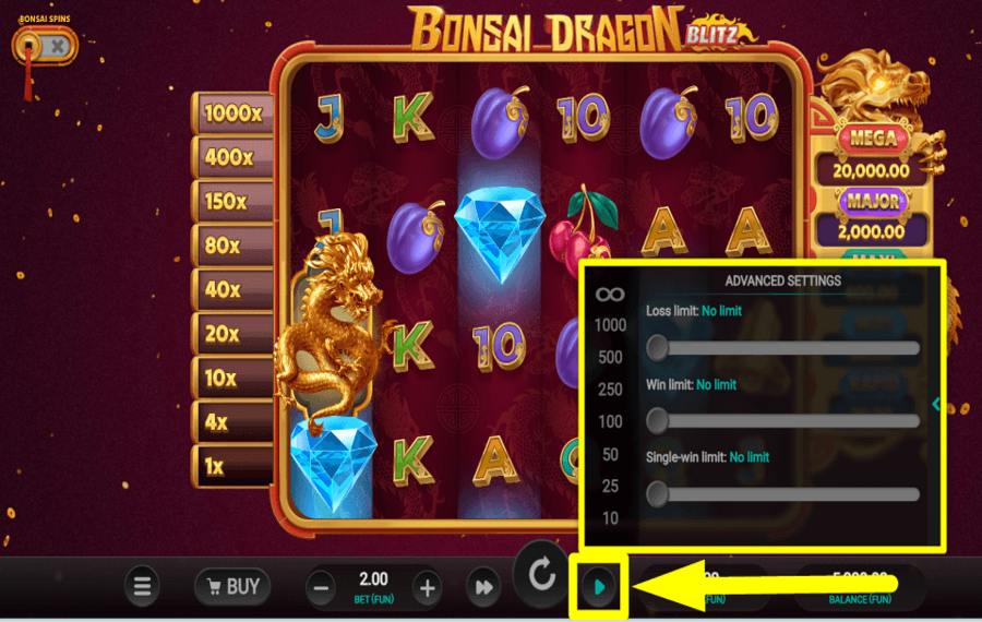 Bonsai Dragon Blitz APPLY AUTOPLAY.