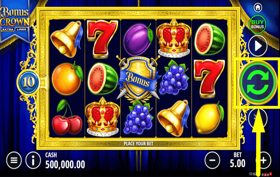 Bonus Crown AIM FOR REWARDS.