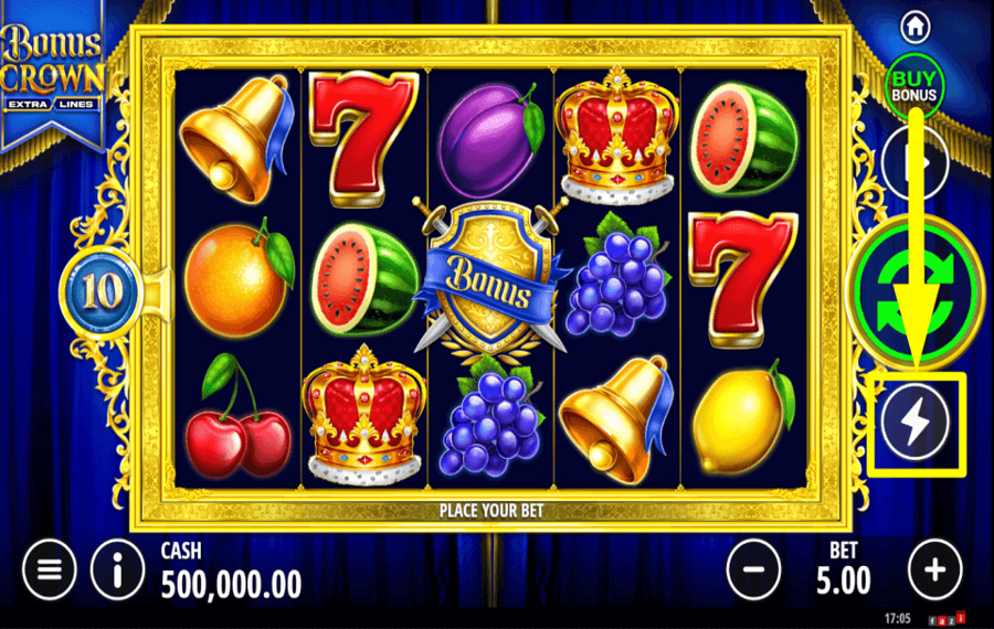 Bonus Crown ACTIVATE TURBO MODE.