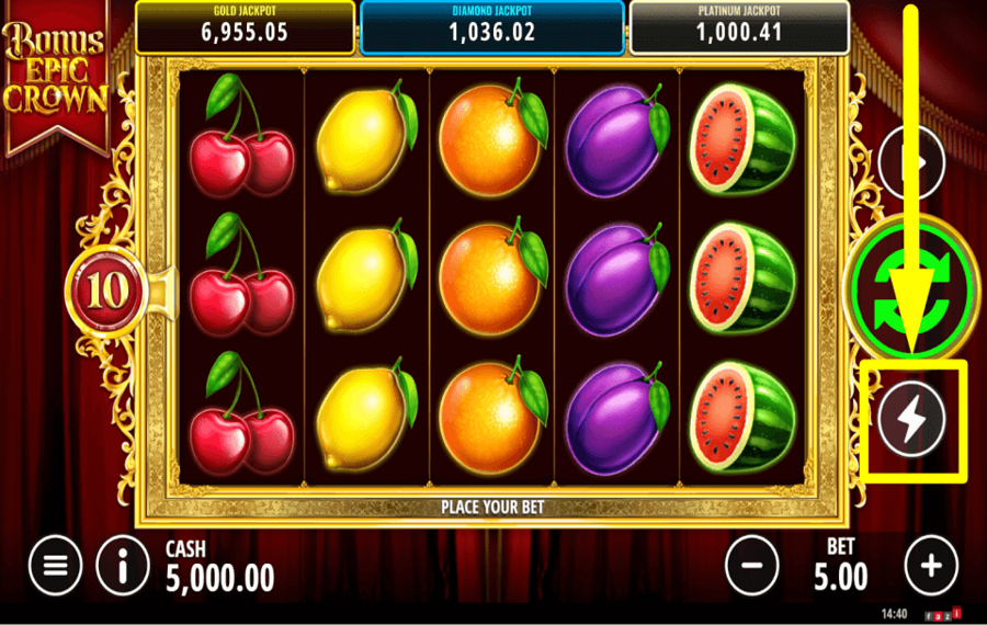 Bonus Epic Crown PICK UP THE PACE.