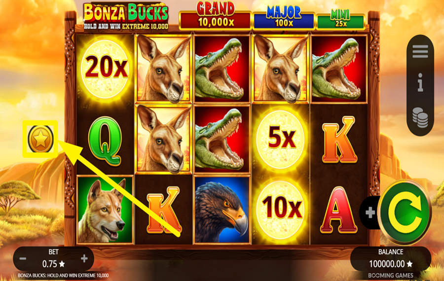 Bonza Bucks Hold and Win Extreme 10000 RENDEZ-LE INTÉRESSANT !