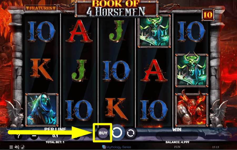 Book of 4 Horsemen COLLECTEZ DES TOURS GRATUITS.