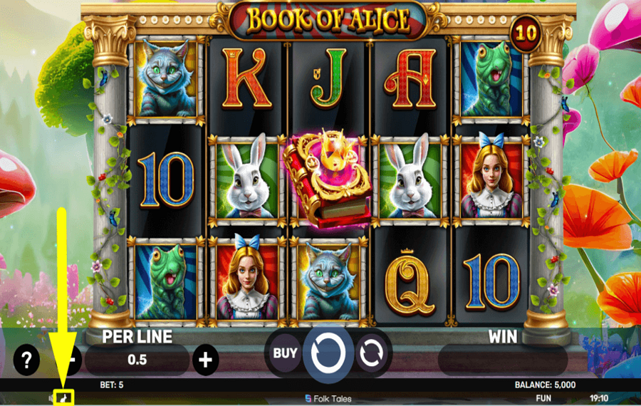 Book of Alice CONTRÔLEZ LE RYTHME DU JEU.