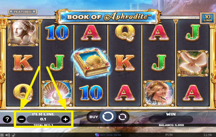 Book of Aphrodite the Golden Era УСТАНОВИТЕ СТАВКУ НА ЛИНИЮ.