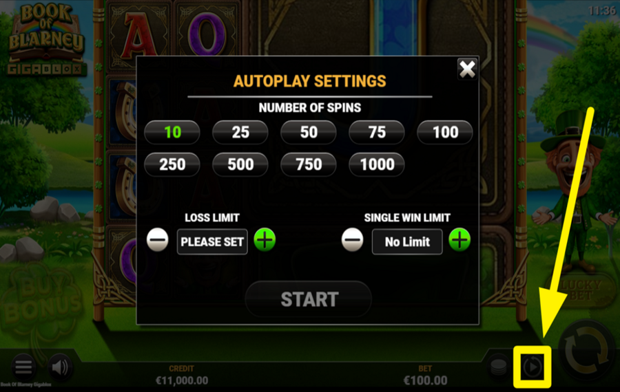 Book of Blarney GigaBlox TRIGGER AUTOMATIC PLAY.