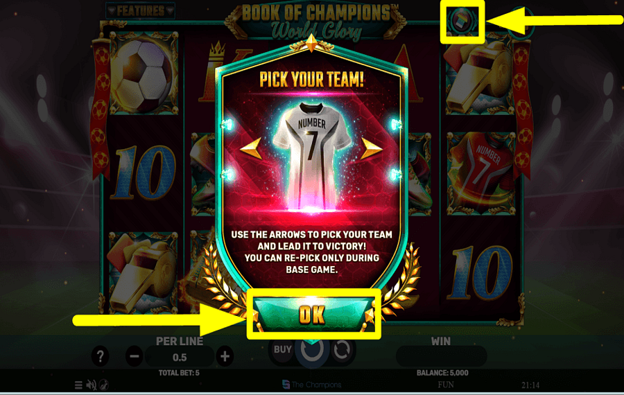 Book of Champions World Glory SELECT YOUR JERSEY.