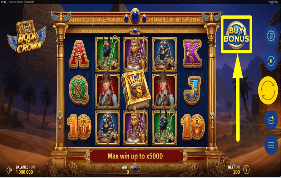 Book of Crown SICHERN SIE SICH DEN BONUS.