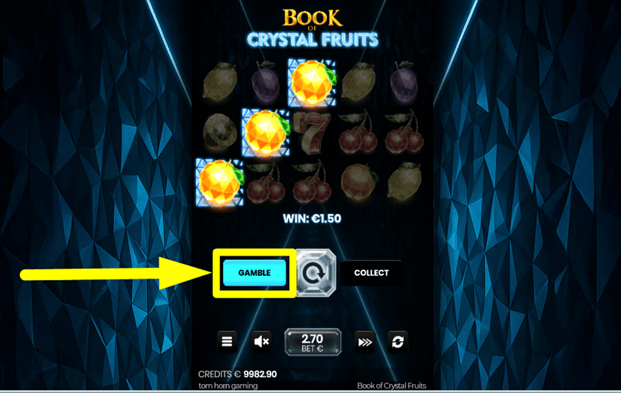 Book of Crystal Fruits ENVISAGEZ LES JEUX DE HASARD.