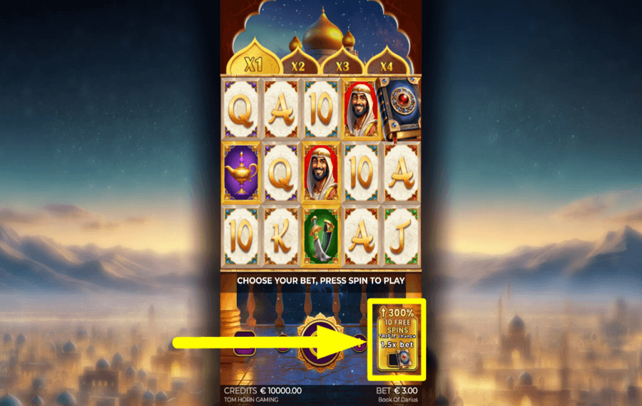 Book of Darius СДЕЛАЙТЕ СТАВКУ АНТЕ.