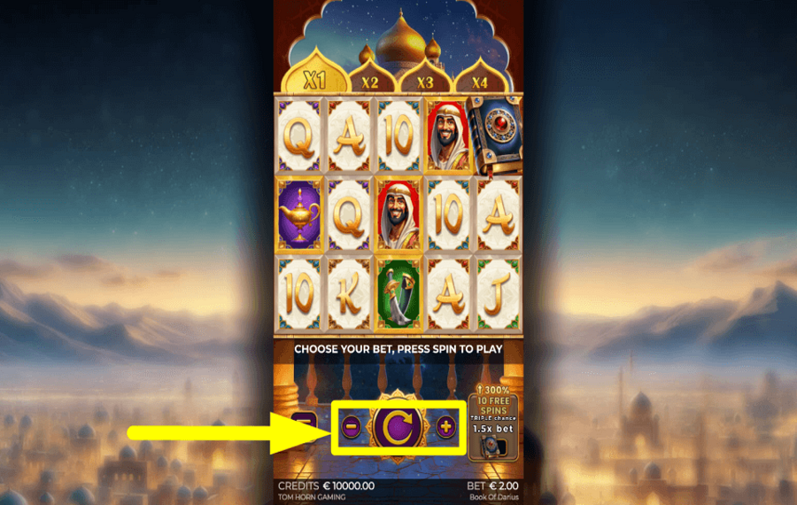 Book of Darius КОНТРОЛИРУЙТЕ СТАВКИ.